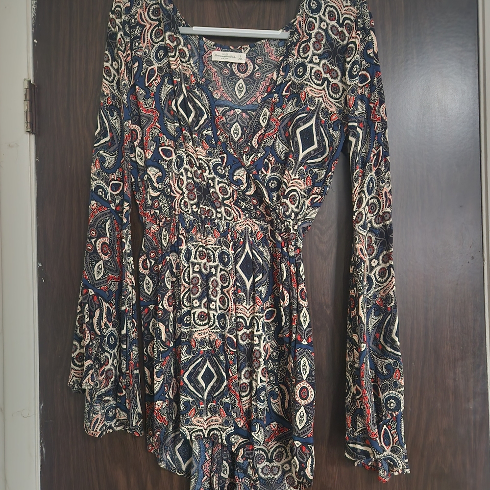 Abercrombie & Fitch Multicolor Patterned Jumpsuit